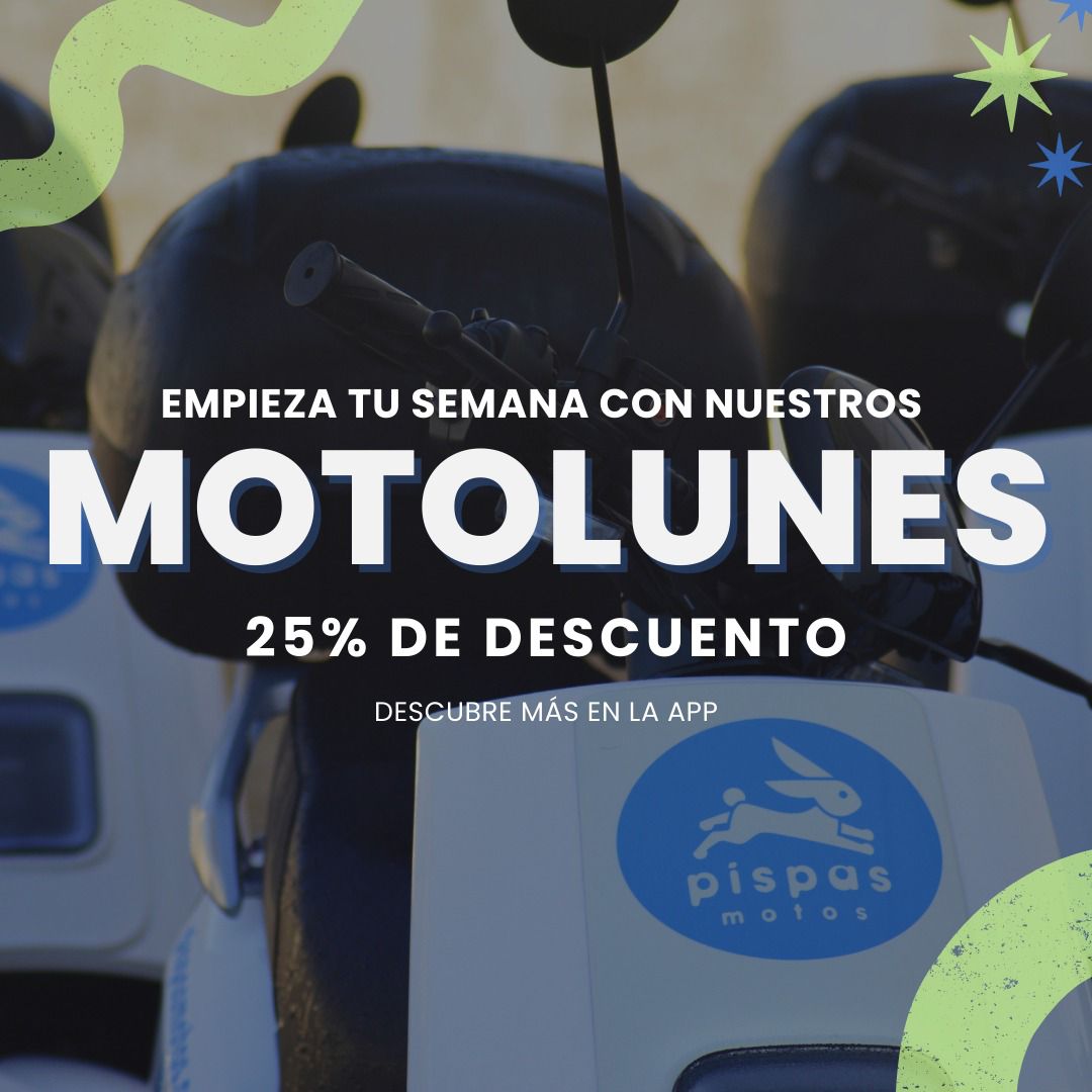 Alquiler de motos por minutos en Huelva